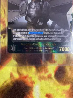 Godzilla Card Game Mecha King Ghidorah BP02-068+ SP - Image 2