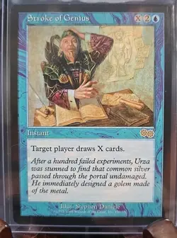 Stroke of Genius Urza's Saga MTG Regular Near Mint - Image 3
