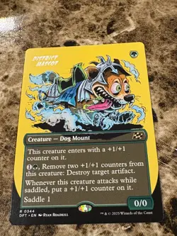 DISTRICT MASCOT Magic the Gathering MTG Aetherdrift Borderless - Image 1