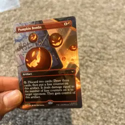 1x - Pumpkin Bombs - Borderless #26 - Marvel's Eternal-Legal - NM MTG - Image 1