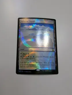 MTG - Adarkar Wastes (Ripple Foil) - Commander: Modern Horizons 3 NM/M Condition - Image 1