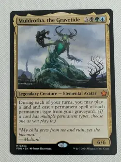 MTG Foundations Mythic MULDROTHA THE GRAVETIDE NM - Image 1