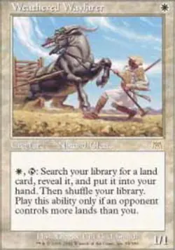Weathered Wayfarer Magic mtg Moderate Play, English Onslaught x1 - Image 1