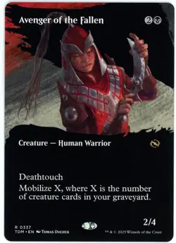 Avenger of the Fallen (Bord (Borderless) - 0337 - Tarkir Dragonstorm - NM/M - Image 1
