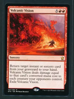 Commune with Lava MTG Magic 2015 Dragons of Tarkir LP/NM - Image 1
