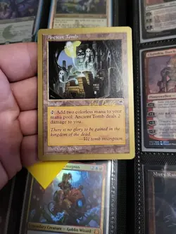 MTG Ancient Tomb - 1999 Signed Print World Championship Decks Regular NM - Image 1
