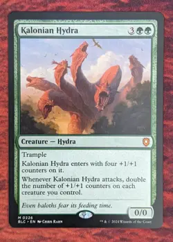 Kalonian Hydra #226 | Light Play | BLC Bloomburrow Commander Magic MTG - Image 1
