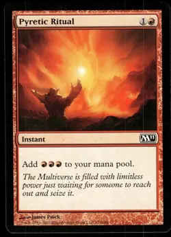 Pyretic Ritual Core Set 2011 (M11) Regular LP Magic the Gathering - Image 1