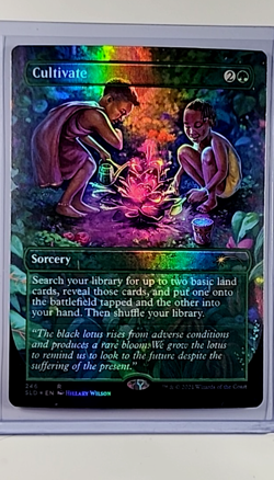 2021 MTG Magic the Gathering SLD Secret Lair Drop Foil #246 Cultivate WOTC Rare - Image 1