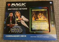 Magic The Gathering Doctor Who Commander Deck Universes Beyond Paradox Power New - Image 1
