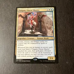 MTG STARTER COMMANDER DECK - Taigam, Ojutai Master - U/W Dragon Sub Theme - Image 1
