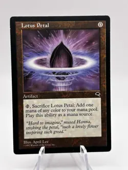 Lotus Petal Tempest MTG LP/MP - Image 1