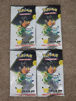(4) POKEMON TCG First Partner Pack Unova Region!!!! 2 Booster Packs!!! - Image 1