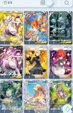 Pokemon TCG Pocket Mewtwo Set (Crown+ Immersive + 2star) starter - Image 1