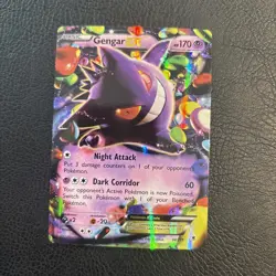 Gengar EX 34/119 - 2014 XY Phantom Forces - Ultra Rare Holo Pokemon TCG Vlp - Image 1