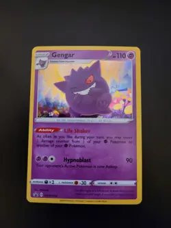 Pokemon TCG Gengar SWSH052 - Sword & Shield Black Star Promo Holo (2020) - Image 2