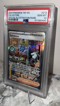 2024 Pokemon Salvatore #212 - PSA 10 GEM MINT - Temporal Forces SIR - Image 3