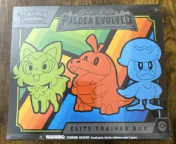 PALDEA EVOLVED Elite Trainer Box ETB Scarlet & Violet Pokemon Sealed - Image 1