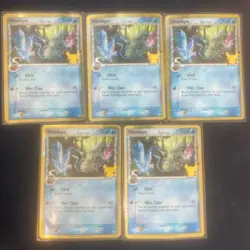 Pokemon TCG Celebrations Mimikyu Black Star Promo Lot(5) - Image 1