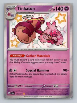 Pokemon SV: Paldean Fates #167/091 Tinkaton - Image 1