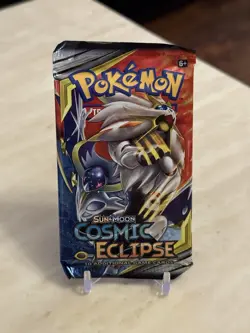 Pokemon Sun & Moon Cosmic Eclipse Booster Pack - From Tin - Image 1