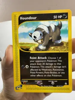 Pokemon Houndour Aquapolis 87/147 Common Non Holo - Image 2