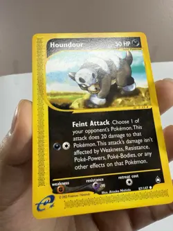 Pokemon Houndour Aquapolis 87/147 Common Non Holo - Image 5
