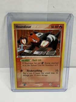 Pokemon Houndour Team Rocket Returns 60/109 Common Non Holo - Image 1