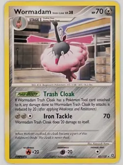 Wormadam 43/132 Pokemon - Diamond and Pearl Secret Wonders MP - Image 1