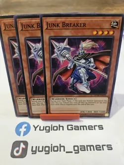 Yu-Gi-Oh Junk Breaker X3 MP18 1st Edition Common Light Played - Image 1