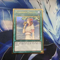 Yugioh! Forbidden Chalice PGLD-EN047 Gold Rare 1st Edition NM/M - Image 1