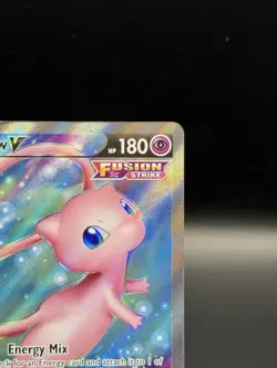 Pokemon TCG Swsh08: Fusion Strike Mew v Full Art Holo Ultra Rare Card 250/264 - Image 4