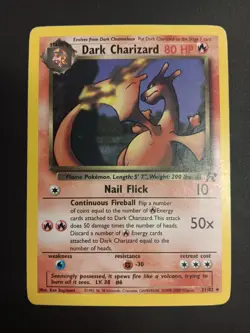 Pokemon Cards - Vintage Cards (9 Cards) Dark Charizard - Two 1st Editions + - Image 2