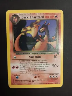Pokemon Cards - Vintage Cards (9 Cards) Dark Charizard - Two 1st Editions + - Image 4