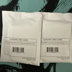 Gundam Card Game TCG Booster Release Kit 02 ENGLISH SEALED BKIT-02 PROSHIPPER - Image 1