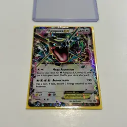 Pokemon TCG Rayquaza-EX XY XY69 Holo Promo Card Moderate Play Condition - Image 1