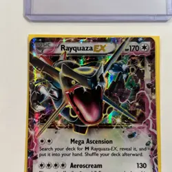 Pokemon TCG Rayquaza-EX XY XY69 Holo Promo Card Moderate Play Condition - Image 4