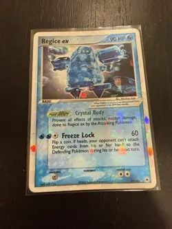 Pokemon TCG Regice EX Holo Rare Card EX Hidden Legends 97/101 NM - Image 2