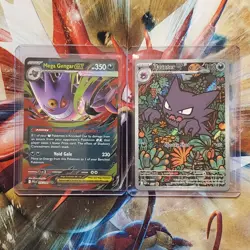 Haunter 027 Promo + Mega Gengar ex 056/094 - Pokemon Cards - Lot #840 - Image 1