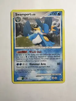 Swampert 9/106 Holo Rare Great Encounters Pokemon Card - Image 1