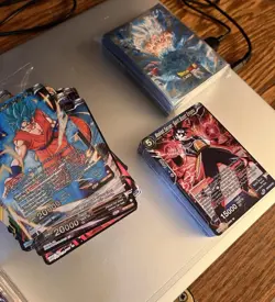 300+ Dragon Ball Super TCG Card LOT With Sleeves - Image 2