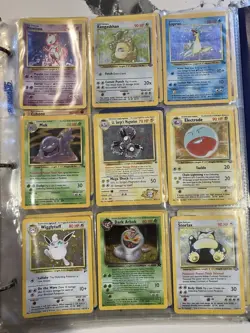 Vintage Holo Rare Pokemon Cards WOTC 1999 Base Set, Fossil, Jungle, Rocket Lot - Image 1