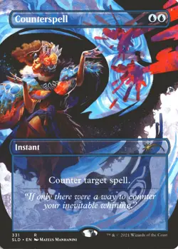 MTG Counterspell (331) *Non-Foil* Borderless Secret Lair Far Out MT/NM Free Ship - Image 1