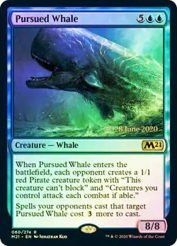 Pursued Whale - Foil - Prerelease Promo x1 - Pre-Release Promos - NM-Mint, Engli - Image 1