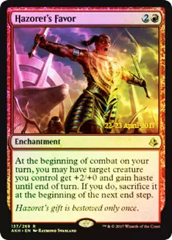Hazoret's Favor - Foil - Prerelease Promo x1 - Pre-Release Promos - NM-Mint, Eng - Image 1