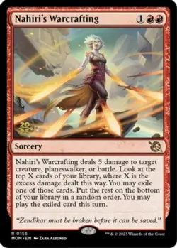 Nahiri's Warcrafting - Foil - Prerelease Promo x1 - Pre-Release Promos - NM-Mint - Image 1