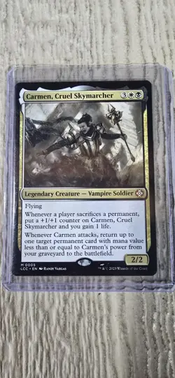 MTG Carmen, Cruel Skymarcher Commander: The Lost Caverns of Ixalan #5 NM Regular - Image 1