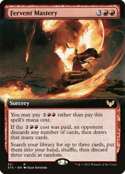 Fervent Mastery (Extended Art) 311 R Strixhaven: School of Mages STX Foil - Image 1