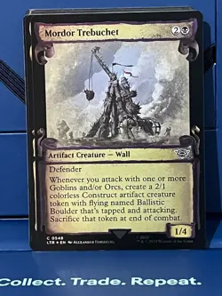MTG Lord of the Rings Mordor Trebuchet (Showcase Scrolls) Foil - Image 1