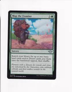 MAGIC THE GATHERING MTG OUTLAWS OF THUNDER JUNCTION MAP THE FRONTIER - Image 1